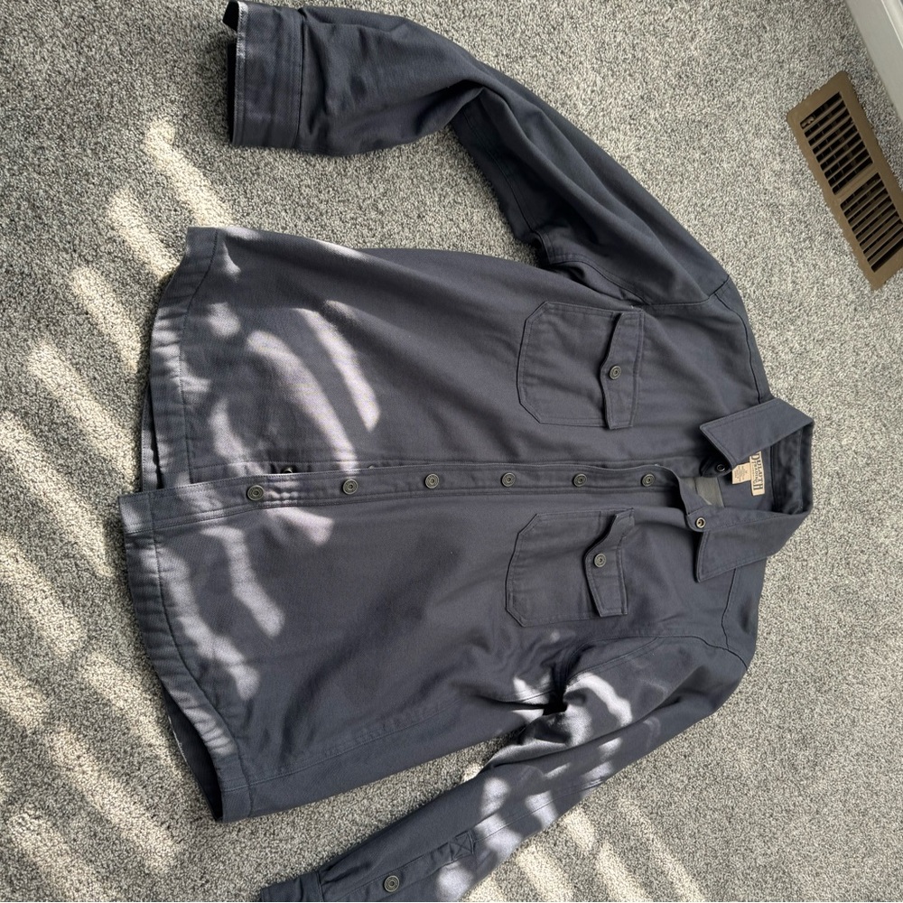Duluth Trading Men's Navy firehose Jacket - Medium insulated